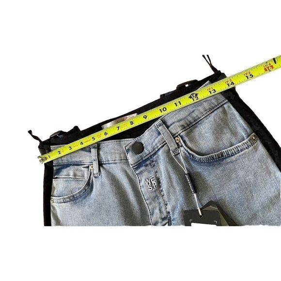 ESPARANTO Colour Block Acid  Wash Women Boyfriend Jeans From European Designer - Picture 5 of 10